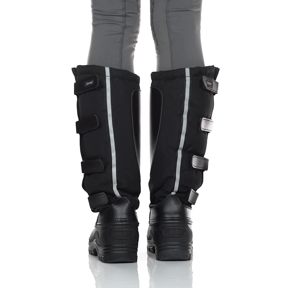 Ovation Women's Blizzard Durable Water-Repellent Fleece-Lined Canvas Equestrian Horse Riding Winter Boots