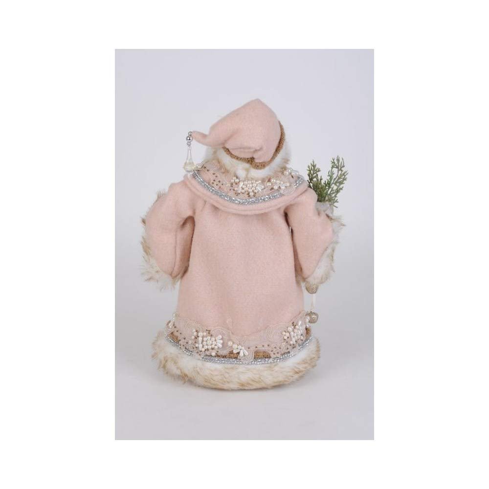 Karen Didion Rose Santa Figurine, 17 Inches, CC16-229