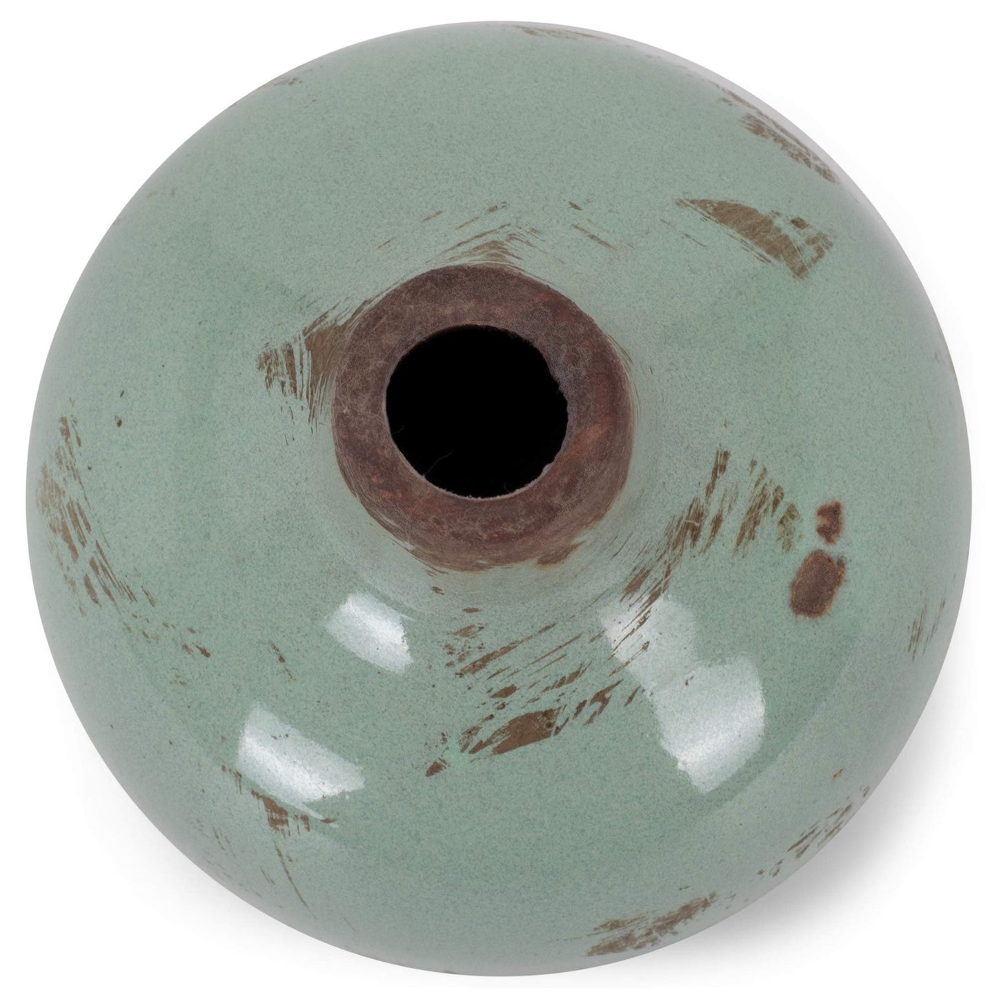 47th & Main Creative Brands Rustic Ceramic Vase, Mini, Light Green