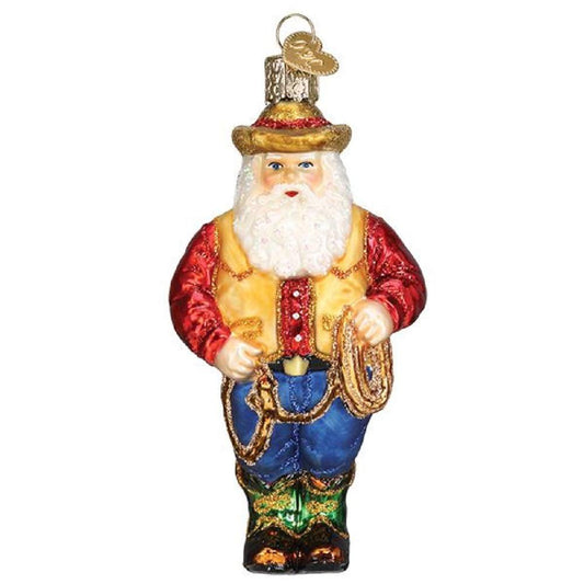 Old World Christmas 40312 Western Santa