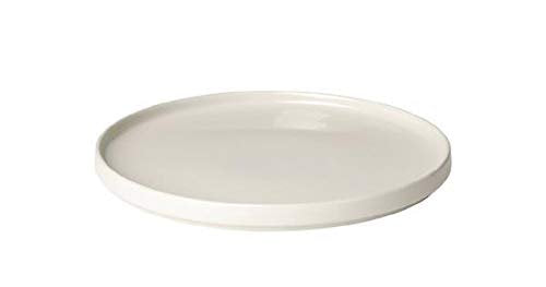 Blomus PILAR Ceramic Dinner Plate 11 Inch Moonbeam - Cream Set of 4