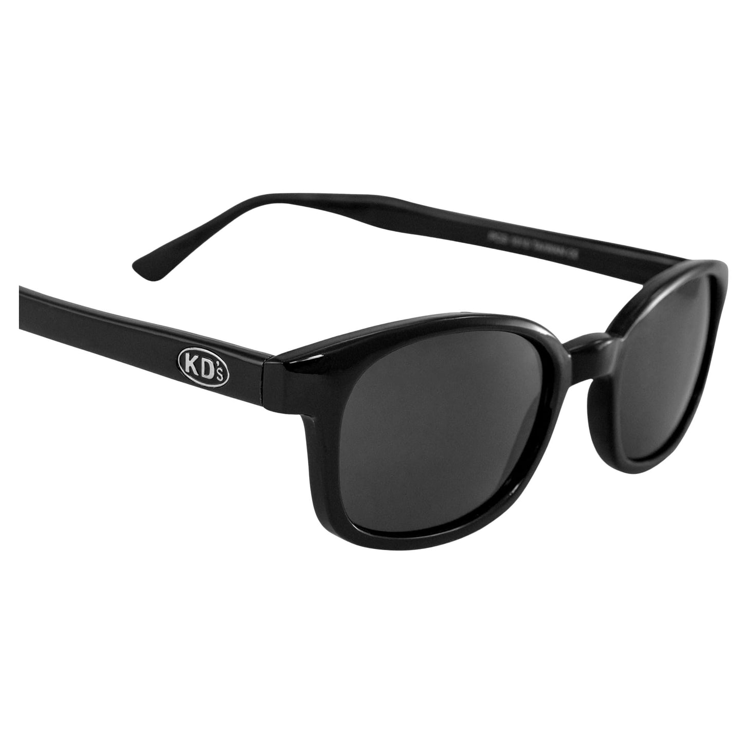 2 Pairs of Pacific Coast Sunglasses X-KD's Biker Sunglasses Black Frames with Clear & Smoke Lenses for Day & Night Protection