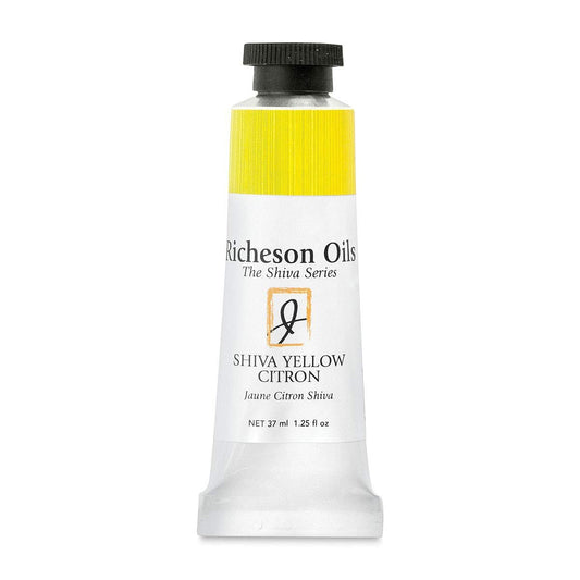 Jack Richeson 37-Ml Artist Oil Colors, Shiva Yellow Citron