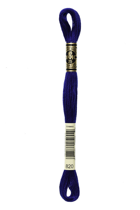 Dmc 6-Strand Embroidery Cotton 8.7yd-Very Dark Royal Blue