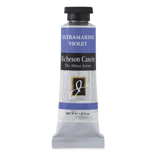 Richeson Casein Paint the Shiva Series - Ultramarine Violet, 37 ml tube