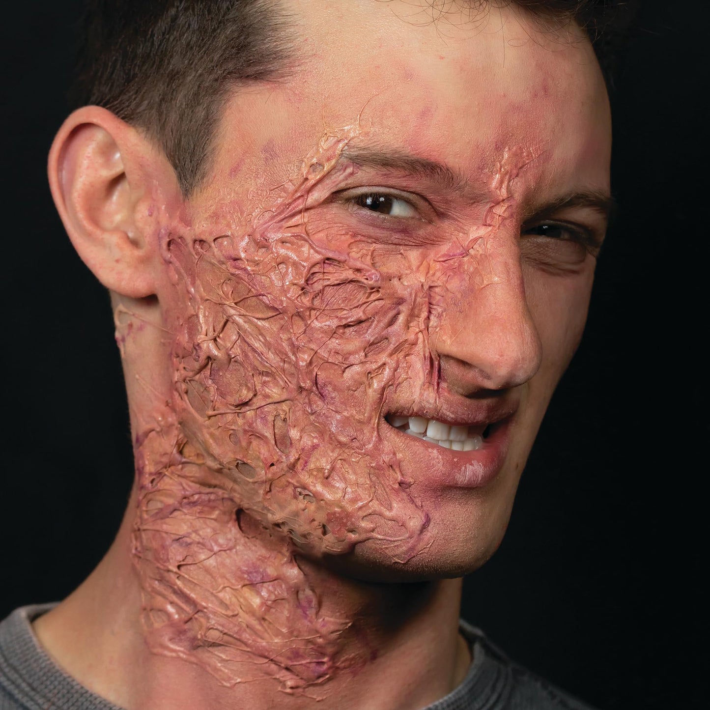 F/X Gelatin Special Effects Makeup - Gel for Fake Burn Effects, Melted Face, Halloween, Cosplay, Costumes - Graftobian