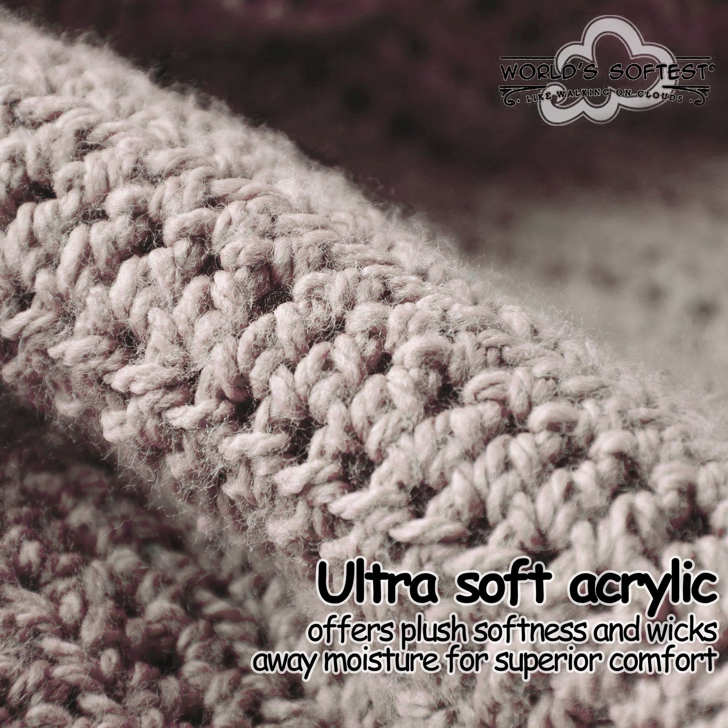 World's Softest Classic Crew Socks - Ultra Soft Crew Socks for Women and Men