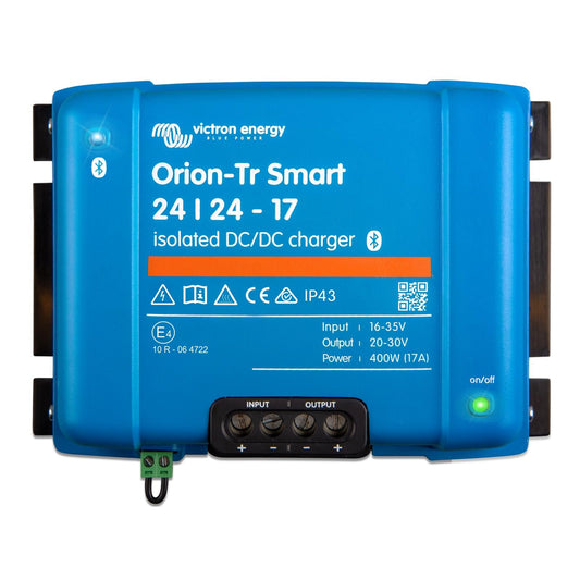Victron Energy Orion-Tr Smart DC to DC Charger (Bluetooth) - 24/24-Volt 17 amp 400-Watt - Battery Charger for Dual Battery Systems - Isolated
