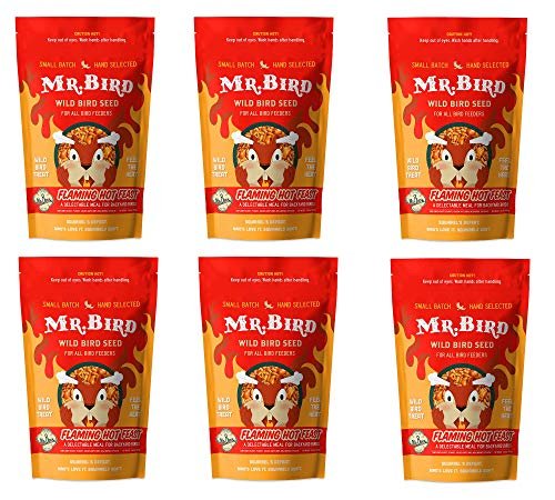 Mr. Bird 6-Pack Flaming Hot Feast Small Loose Seed Bag 2 lbs.