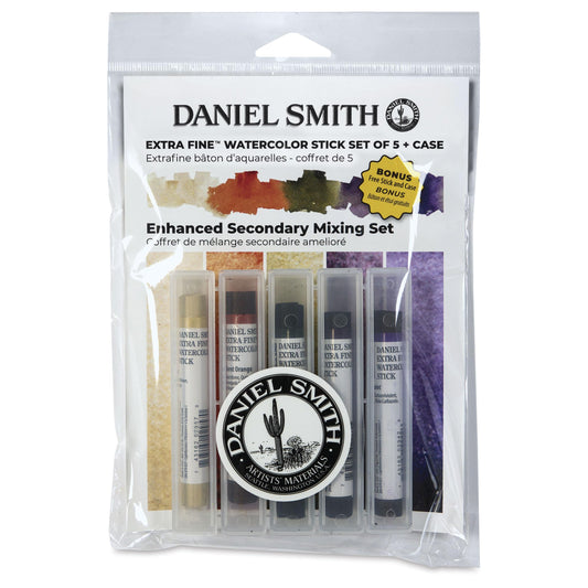 DANIEL SMITH Watercolor Sticks - Enhanced Secondary Colors, Set of 5