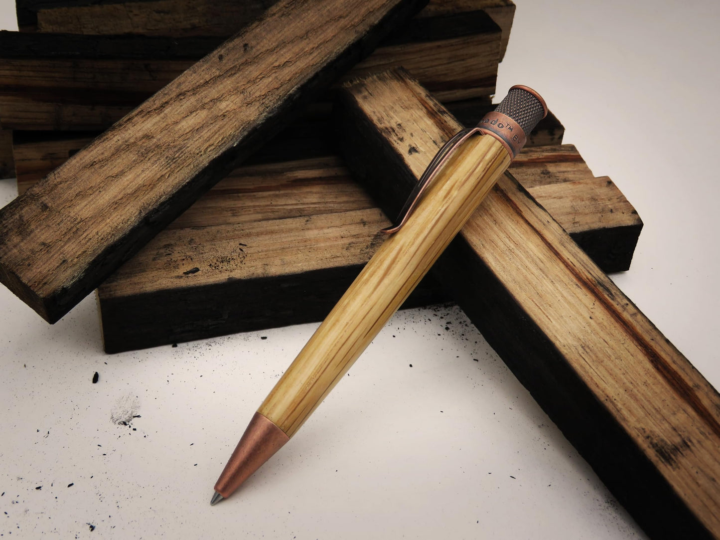 Retro 51 Tornado™ Woodworks - Bourbon Barrel Rollerball Pen