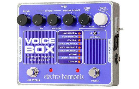 Electro-Harmonix Voice Box Vocal Harmony Machine/Vocoder Pedal