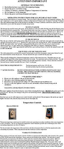 KANE Electric Pet Heat Mat - Rheostat 18x28