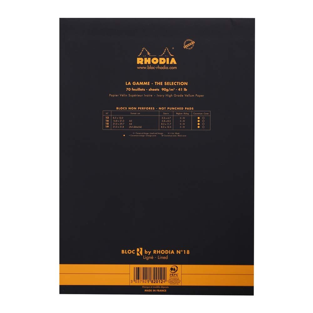 Rhodia Head Stapled Pad