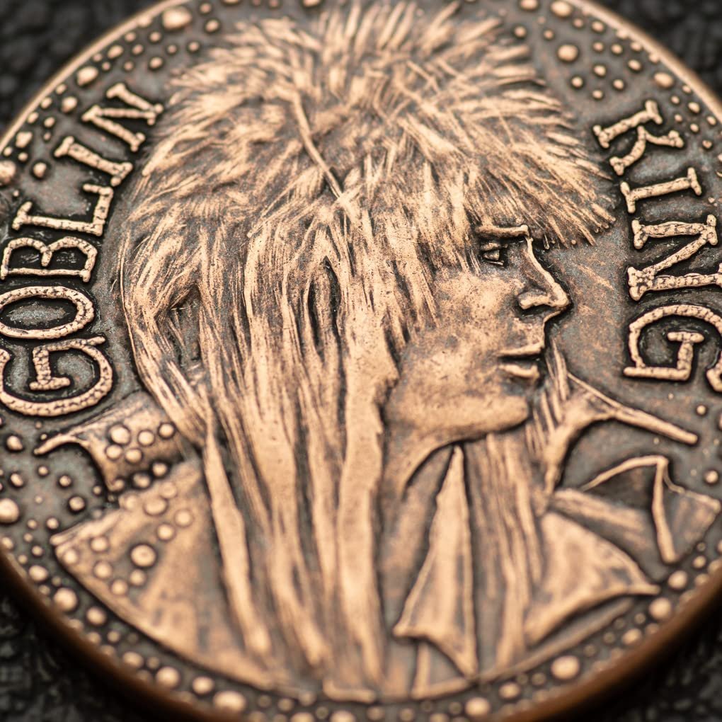Labyrinth Goblin King Jareth Copper Coin