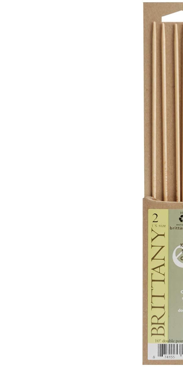 Brittany DP108 Double Point Knitting Needles 10" 5/Pkg-Size 8/5mm