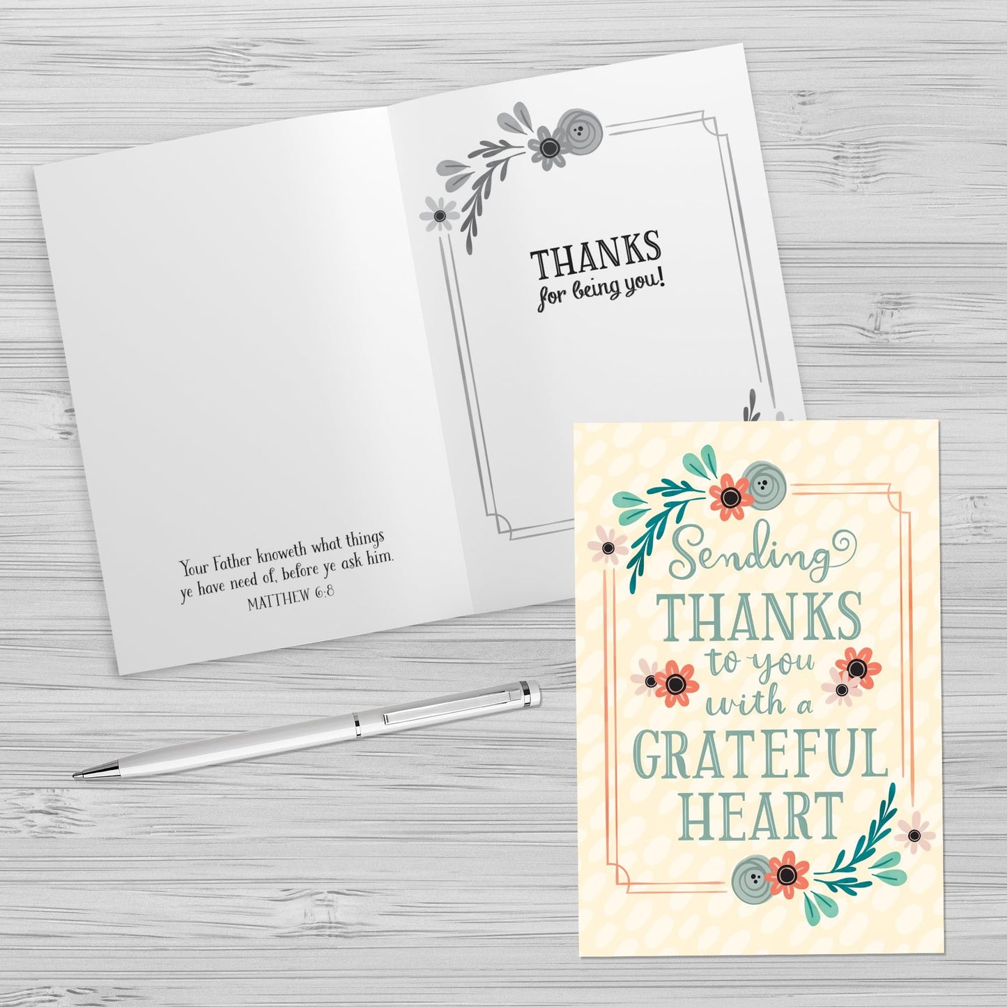 Designer Greetings Faithfully Yours Boxed Everyday Assortment Cards