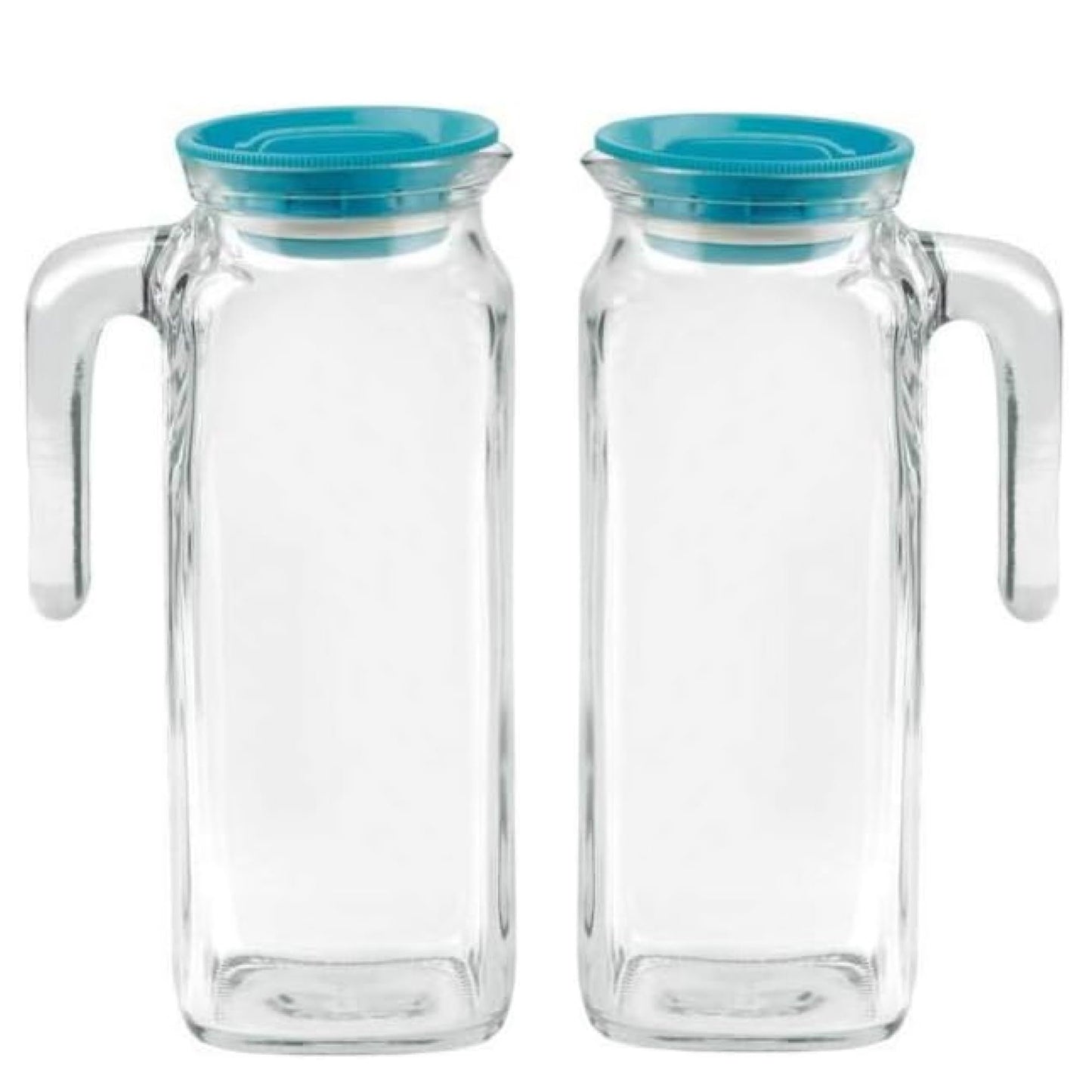 Bormioli Rocco Frigoverre Set Of 2 Glass Jugs