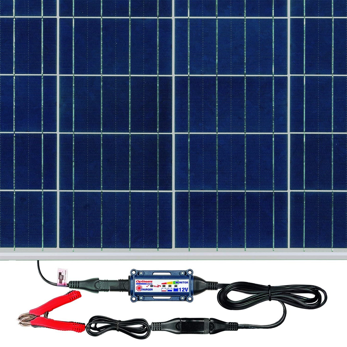 Optimate Solar Duo 40W, TM522-D4, 6-Step 12V / 12.8V 3.3A Weatherproof Solar Battery Saving Charger & maintainer