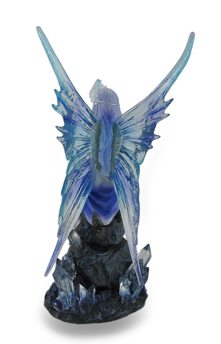 Zeckos Anne Stokes Blue and Purple Stargazer Fairy Statue