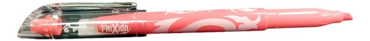 Pilot Frixion Light Pastel Highlighter with Erasable Ink, Chisel Tip, Red Ink, 12 Count (15556)