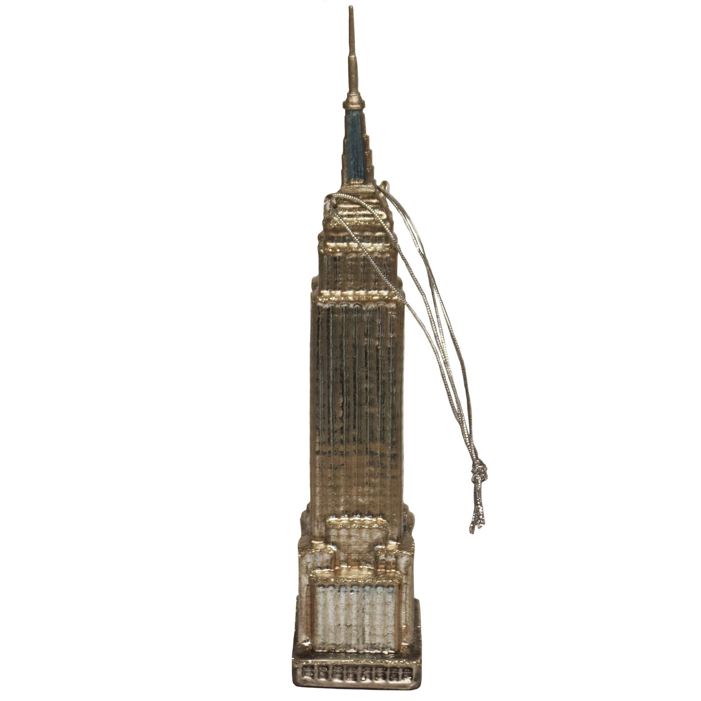 Kurt Adler Noble Gems Empire Skyscraper Ornament, 6.5-Inch