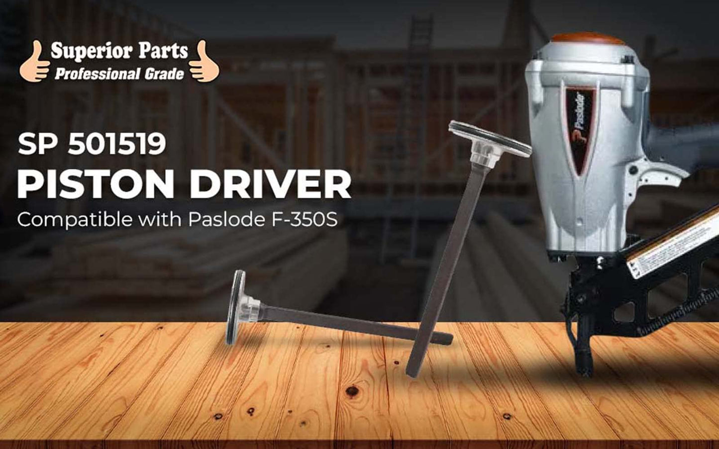 Superior Parts SP 501519 Aftermarket Piston Driver Compatible with Paslode F-350S with O-Ring 502104