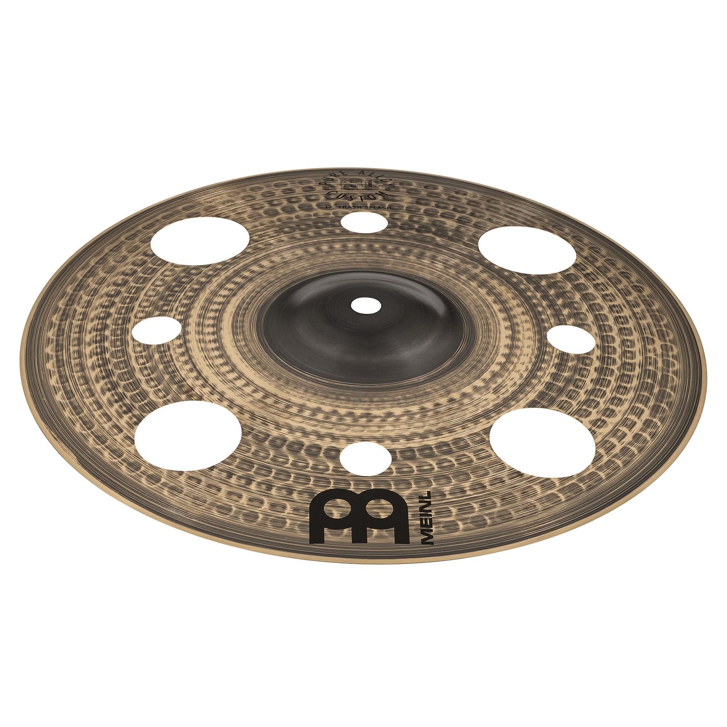 Meinl Cymbals Pure Alloy Custom 12" Trash Splash — Smoked Bronze/Brilliant Finish — Made in Germany, 2-Year Warranty (PAC12TRS)