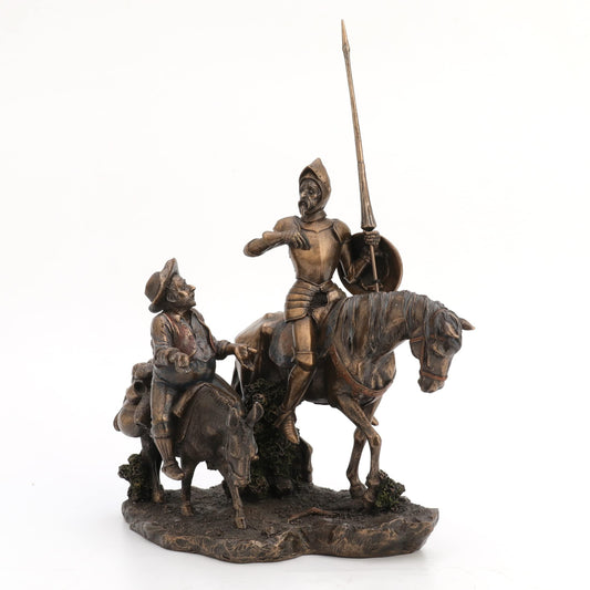 Unicorn Studios Don Quxote & Sancho Panza, Cold Cast Bronze
