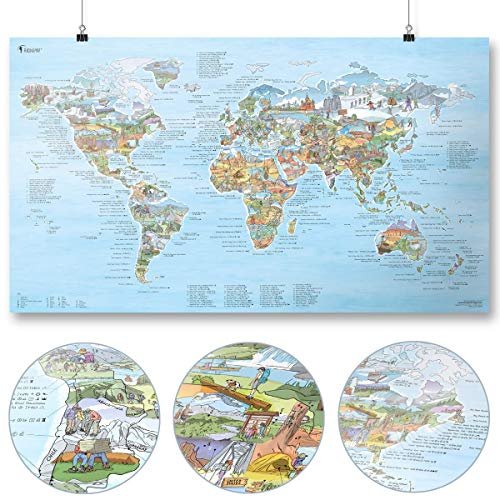 Awesome Maps Hiking Map Surf Accessory One Size Multi