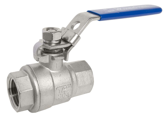 1-1/2" Oil Filled Pressure Gauge for Water, Oil, and Gas (WOG) and Diesel - Stainless Steel Case, Brass, 1/8" NPT, Lower Mount Connection