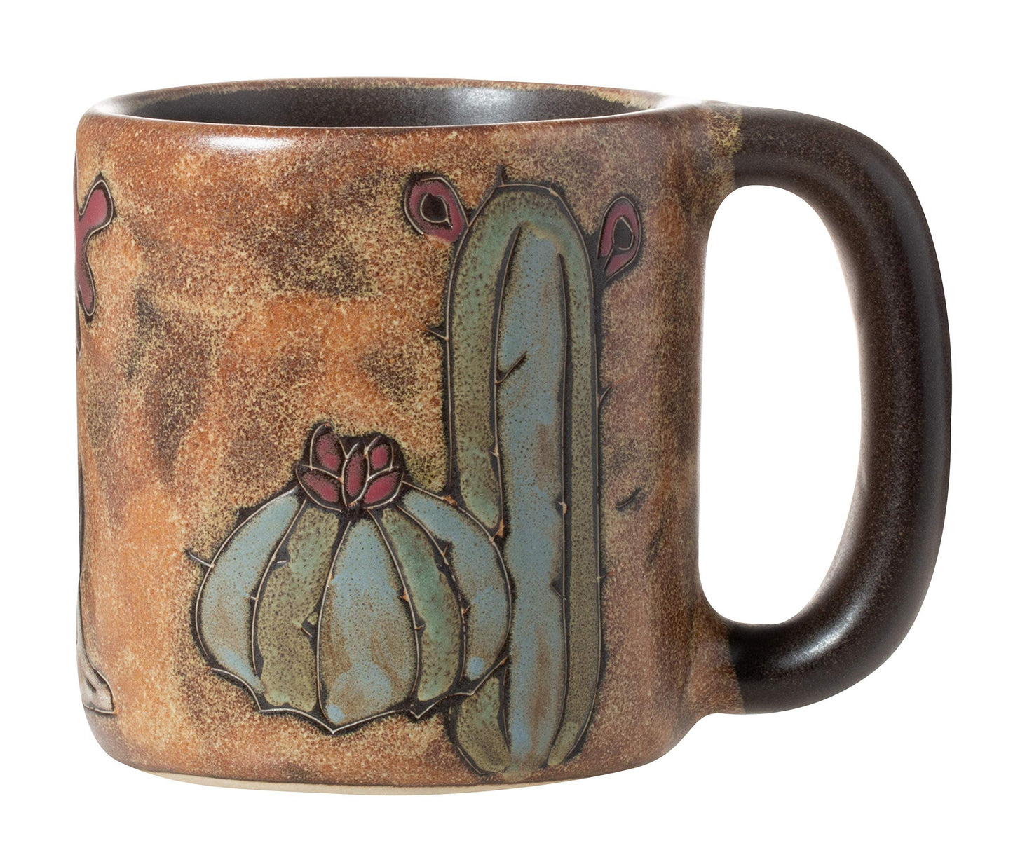 Mara Stoneware Death Valley Desert Cactus 16oz Handcrafted Mug