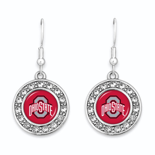 Ohio State Buckeyes Abby Earrings Jewelry Gift Licensed OSU