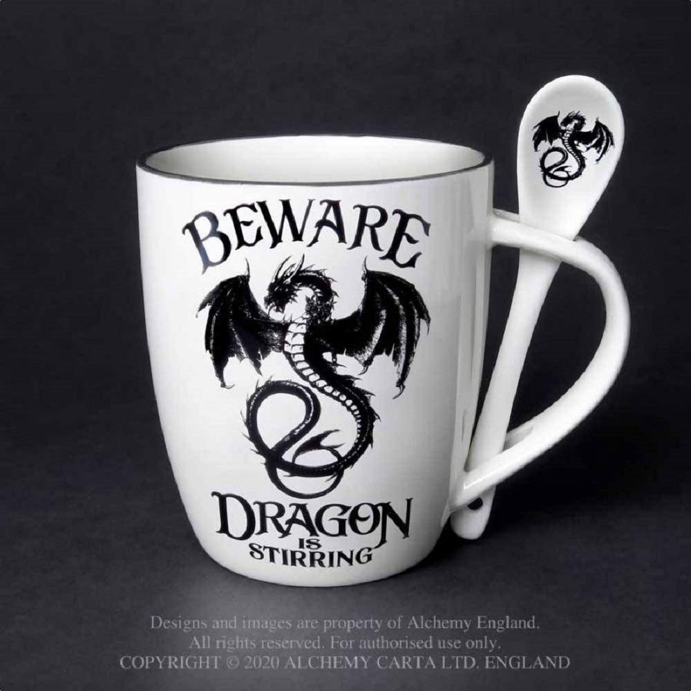 Dragon Is Stirring Mug and Spoon Set