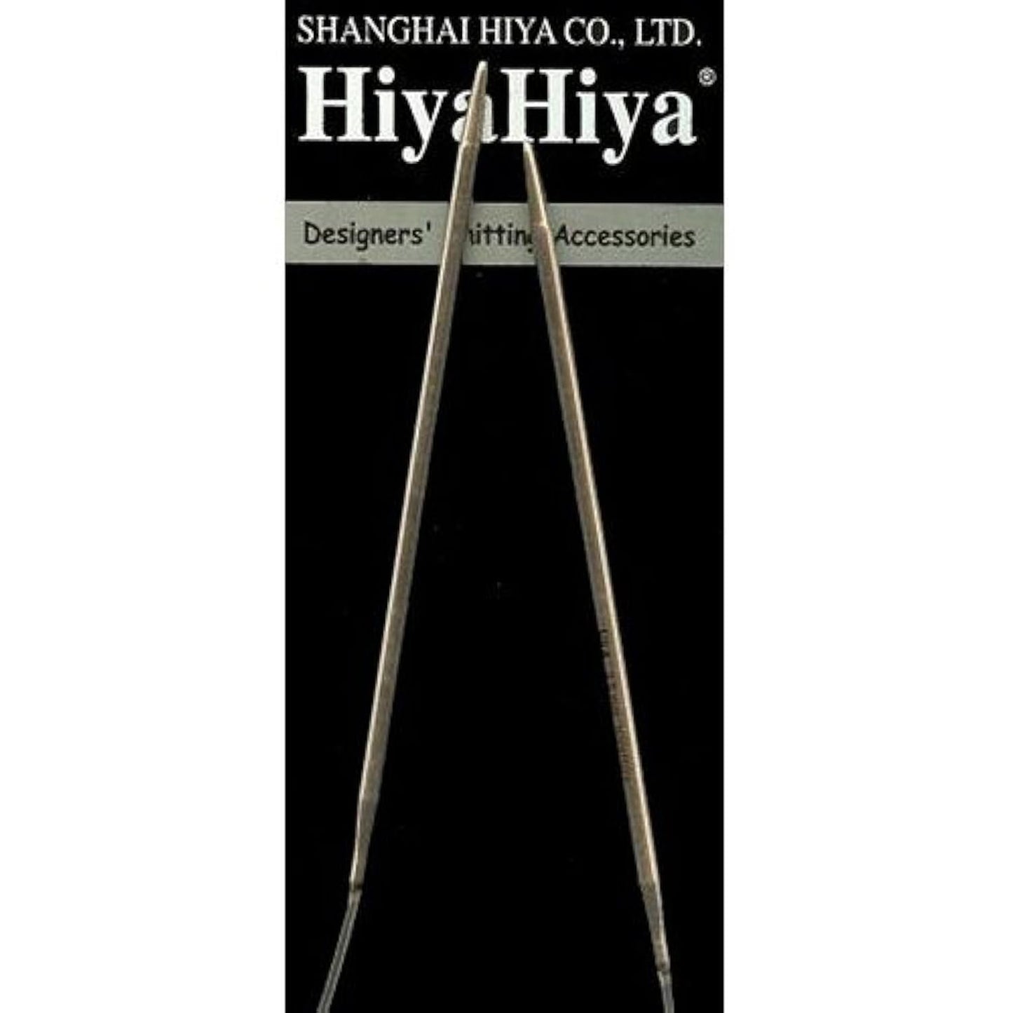 HiyaHiya Circular 24 inch (61cm) Steel Knitting Needle Size US 000-000 (0.7mm) HISTCIR24-6-0