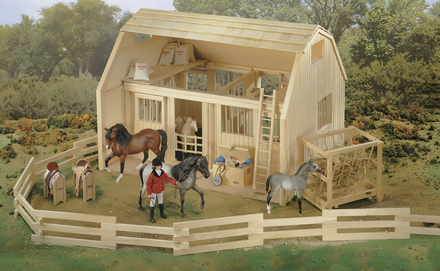 Breyer ★ Wood Corral ★ 11 Sections - 8 FEET