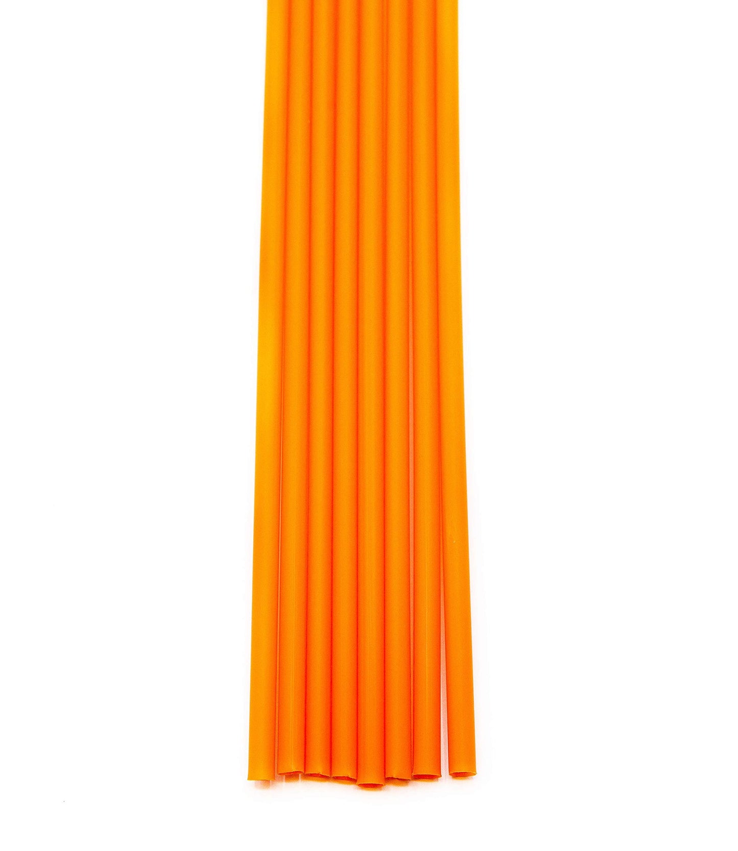 Made in USA Pack of 250 Unwrapped Plastic Drinking Straws