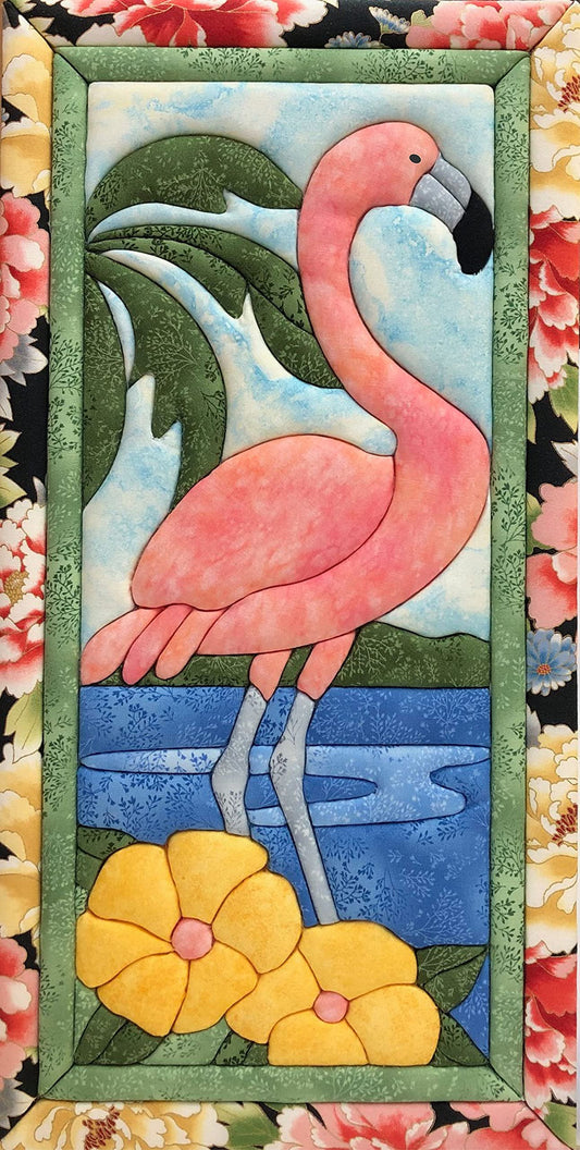 Quilt Magic Flamingo Wall Quilt KIT, (500C-73)