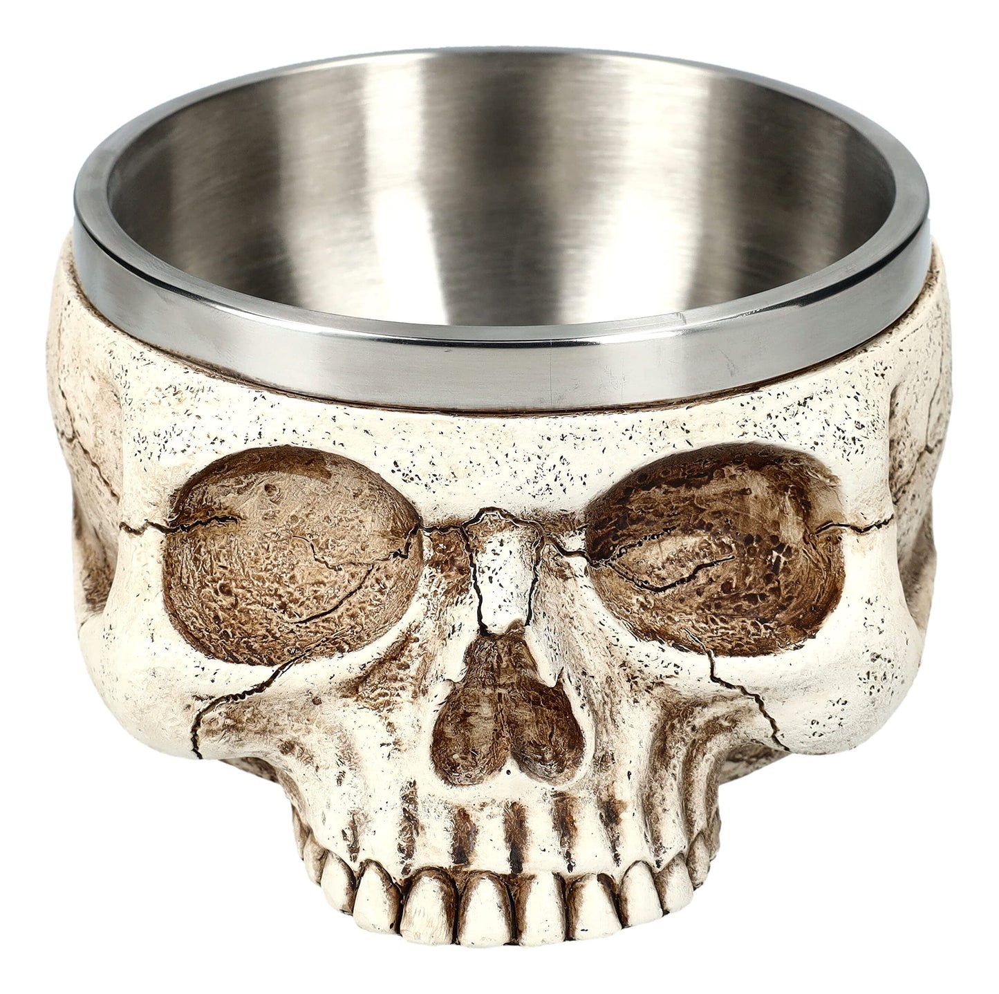 Pacific Giftware Skull Smugdge Bowl, 5.5-inch Length, Resin
