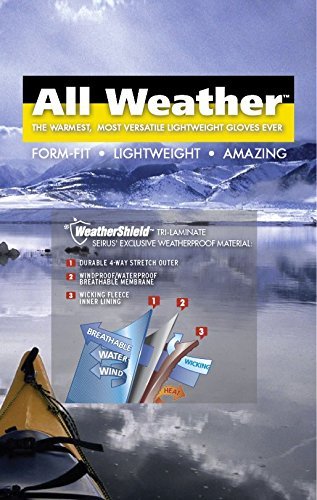 Seirus Innovation 1425 Women's Original All-Weather Lightweight Form Fit - Winter Cold Weather Glove