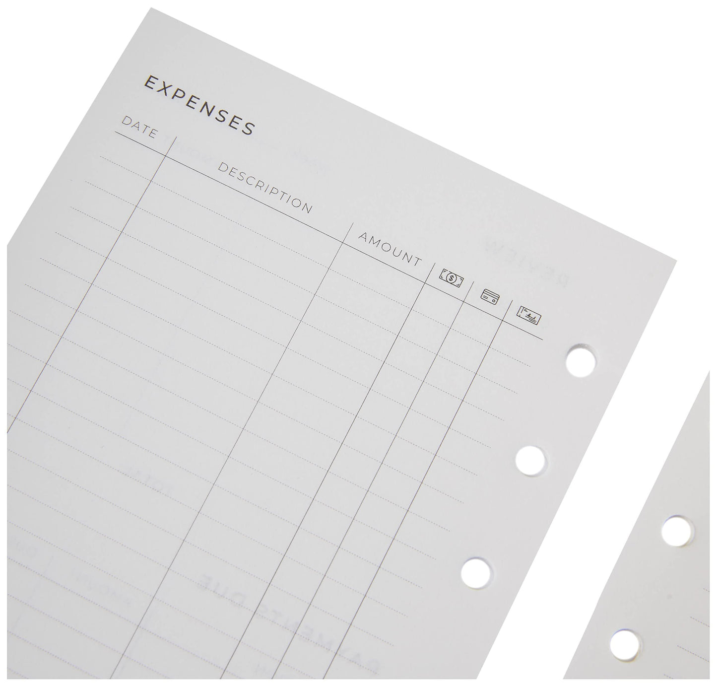 Filofax Organiser Refill Undated - Planners & Trackers