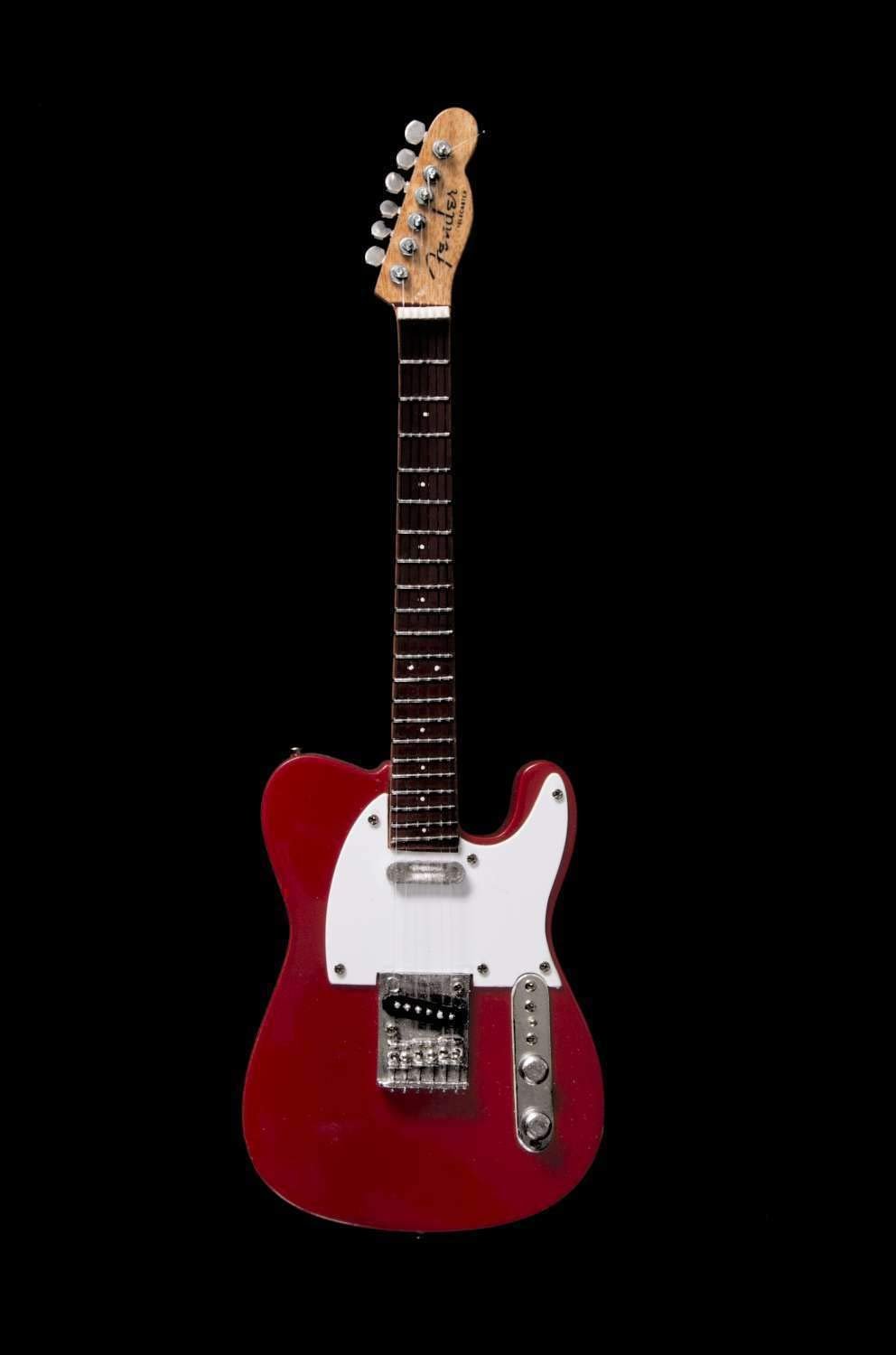 Axe Heaven Fender Licensed Candy Apple Red Tele 1/4 scale Collectible FT-008