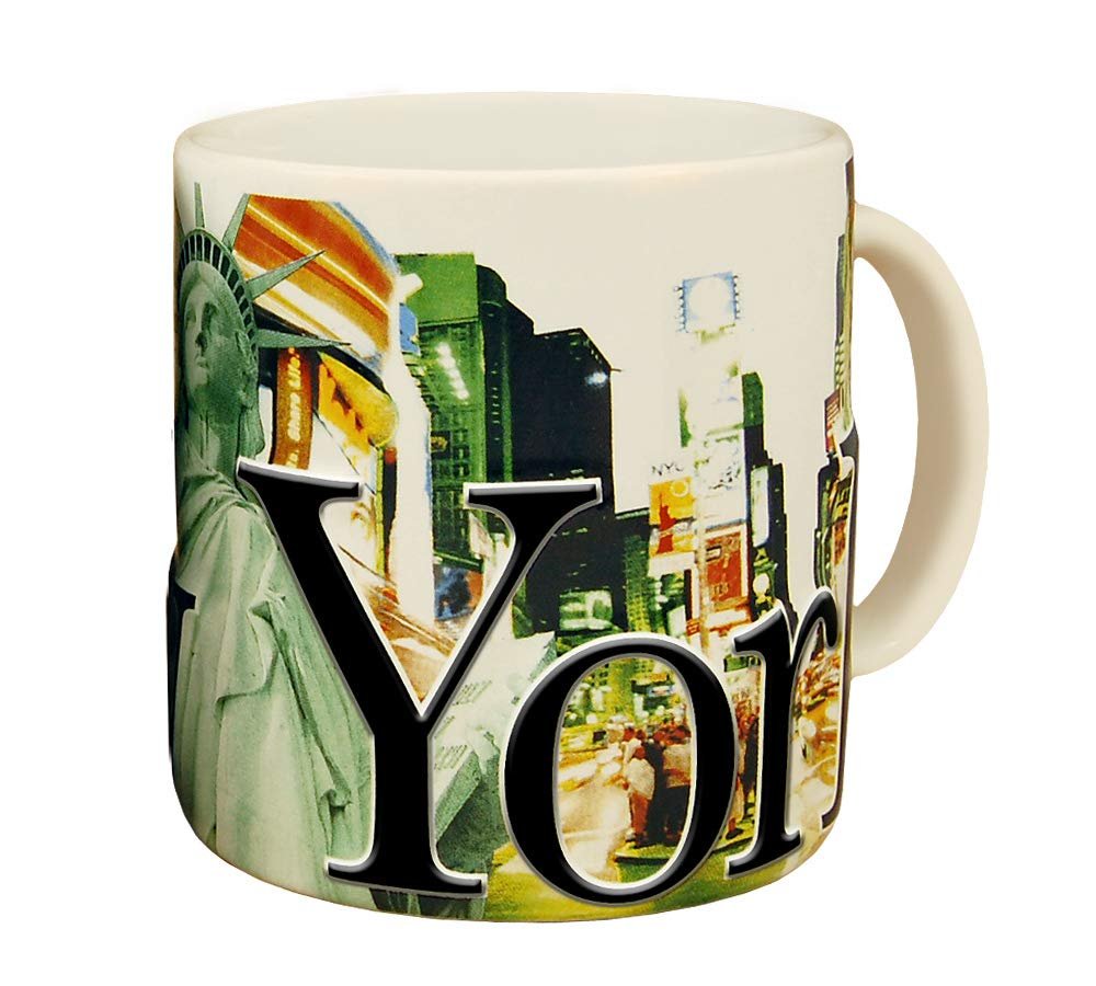 Americaware New York 18 oz Color Relief Coffee Mug