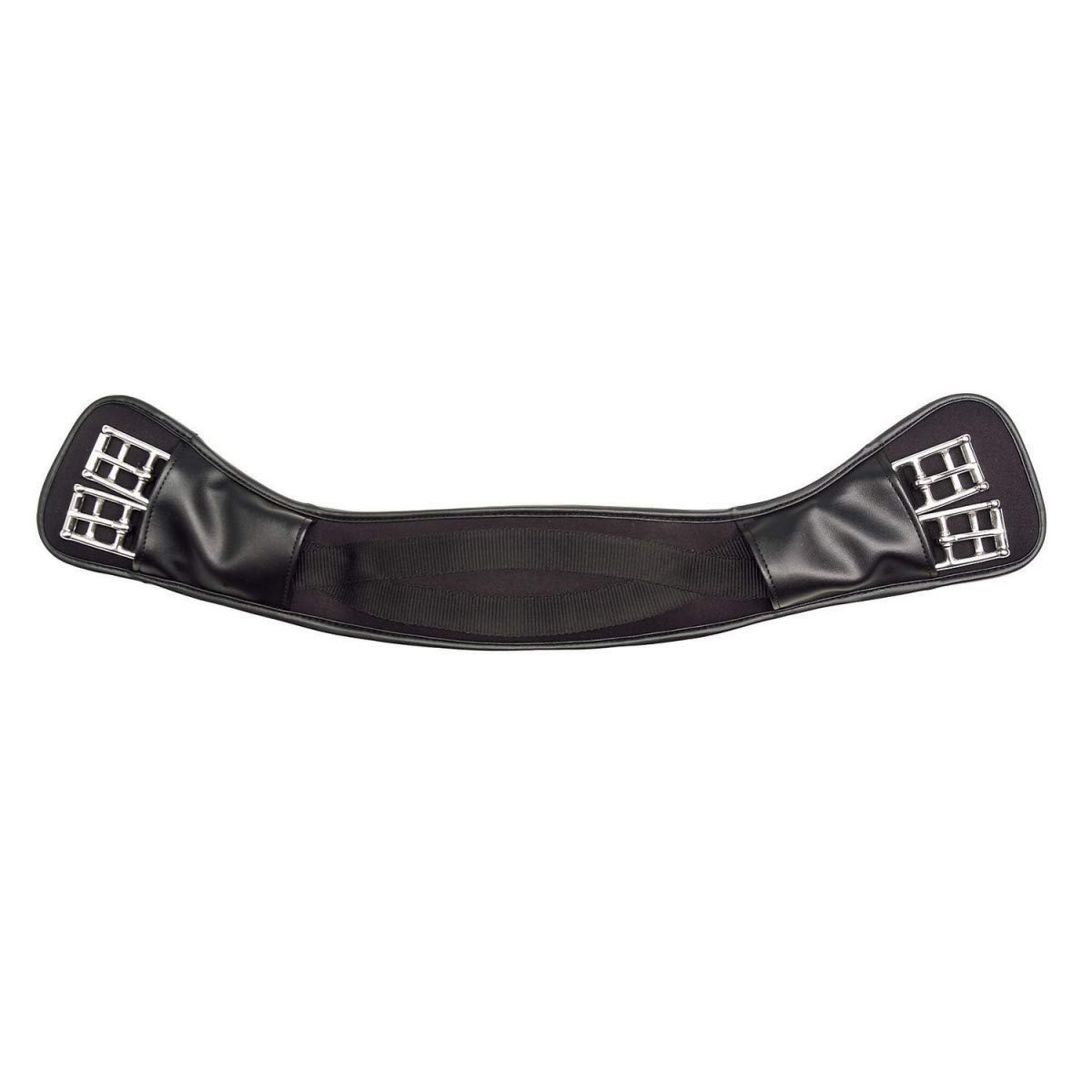 ‎Artist Unknown OVSELLERIE Gel Body Form Dressage Girth, Color: Black, Size: 20 (464189BLK-20)