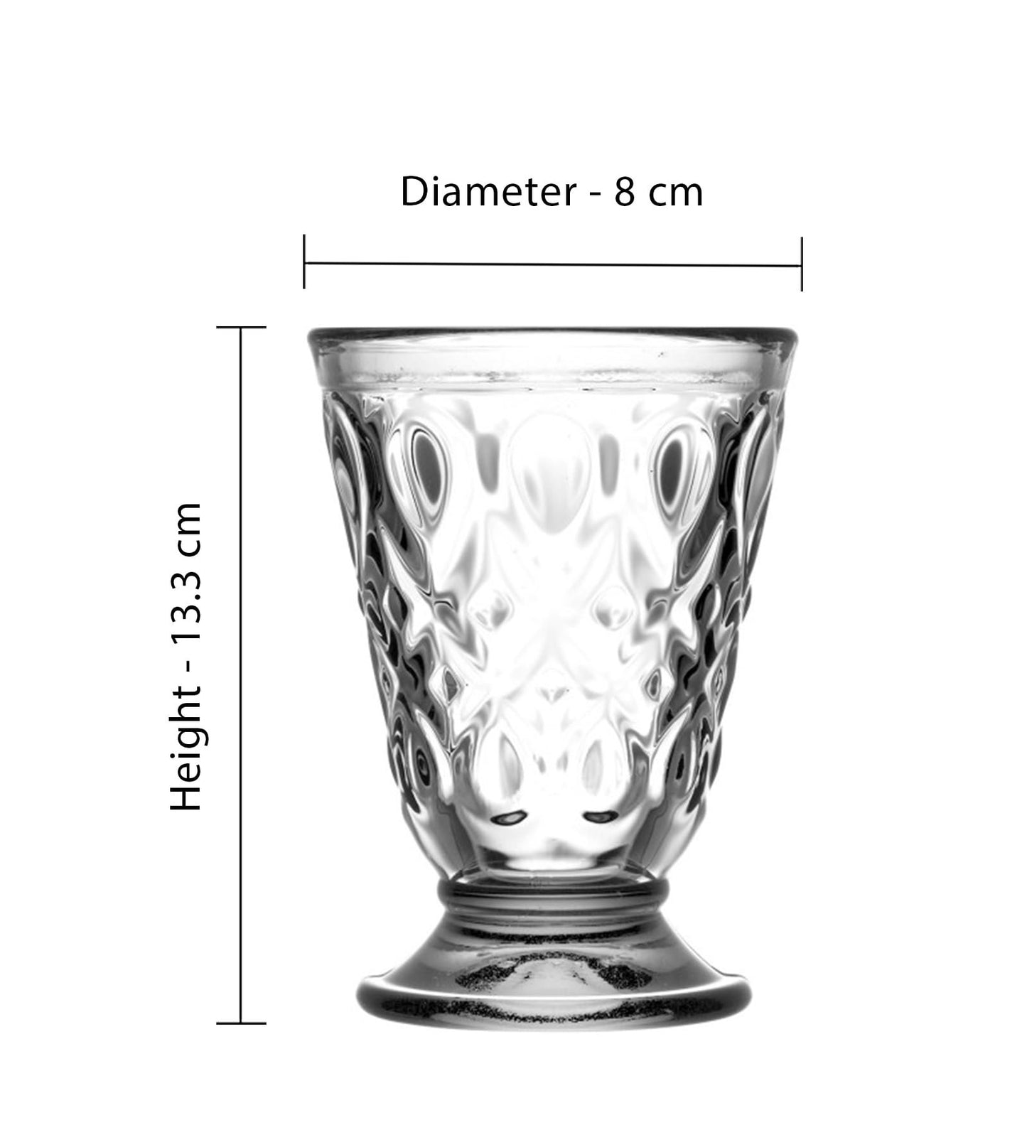 La Rochere Lyonnais Tumblers/Glasses - Set of 6 in Clear Glass