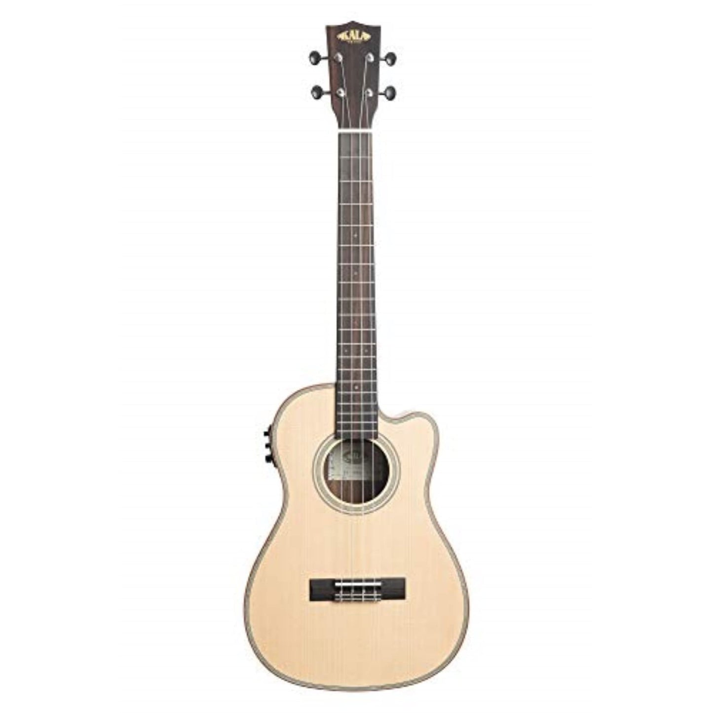 Kala Brand Music Co., 4-String Ukulele, Right, Natural, Baritone (KA-SSEBY-B-CE)