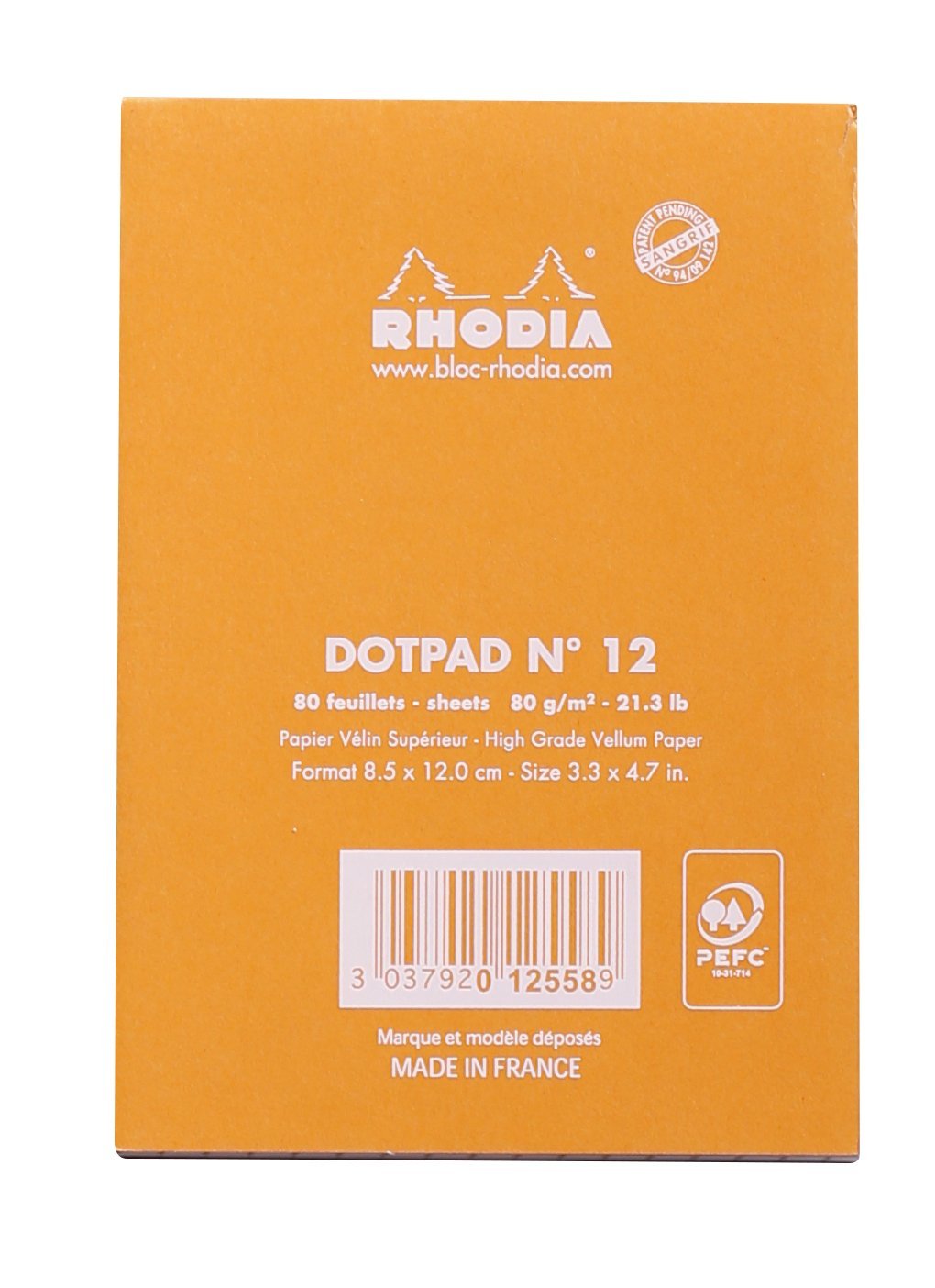 Rhodia A7 Head Stapled Pad