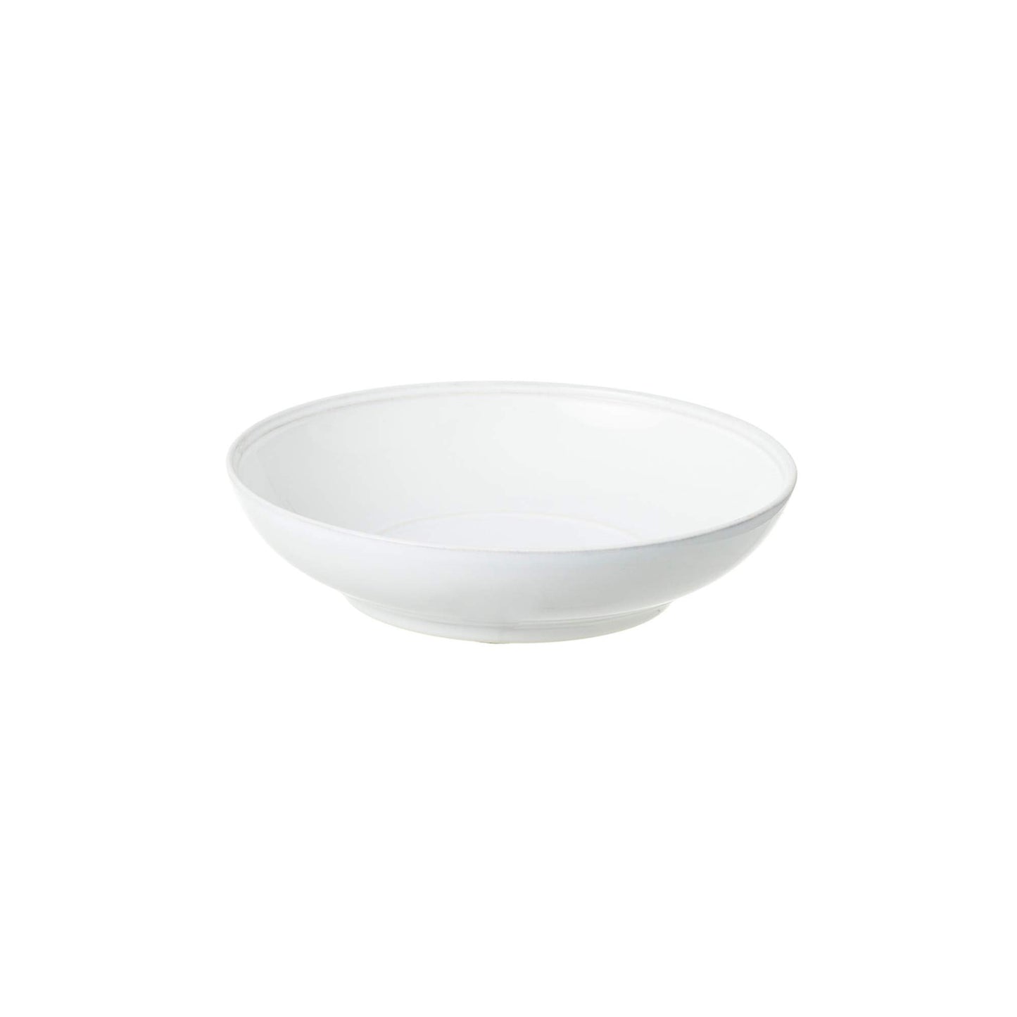 Costa Nova Ceramic Stoneware Soup & Pasta Bowl - Friso Collection, White | Microwave & Dishwasher Safe Dinnerware | Food Safe Glazing | Restaurant Quality Tableware