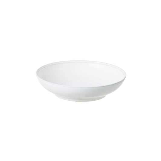 Costa Nova Ceramic Stoneware Soup & Pasta Bowl - Friso Collection, White | Microwave & Dishwasher Safe Dinnerware | Food Safe Glazing | Restaurant Quality Tableware