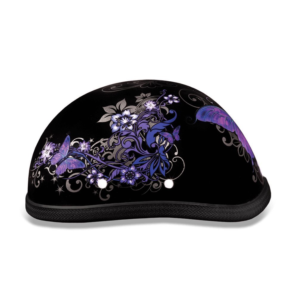 Daytona Helmets Graphics Bicycle Helmets for Men - Novelty Half Helmet with Breathable Liner - Retro Skull Cap – Eagle Headgear with Head Wrap